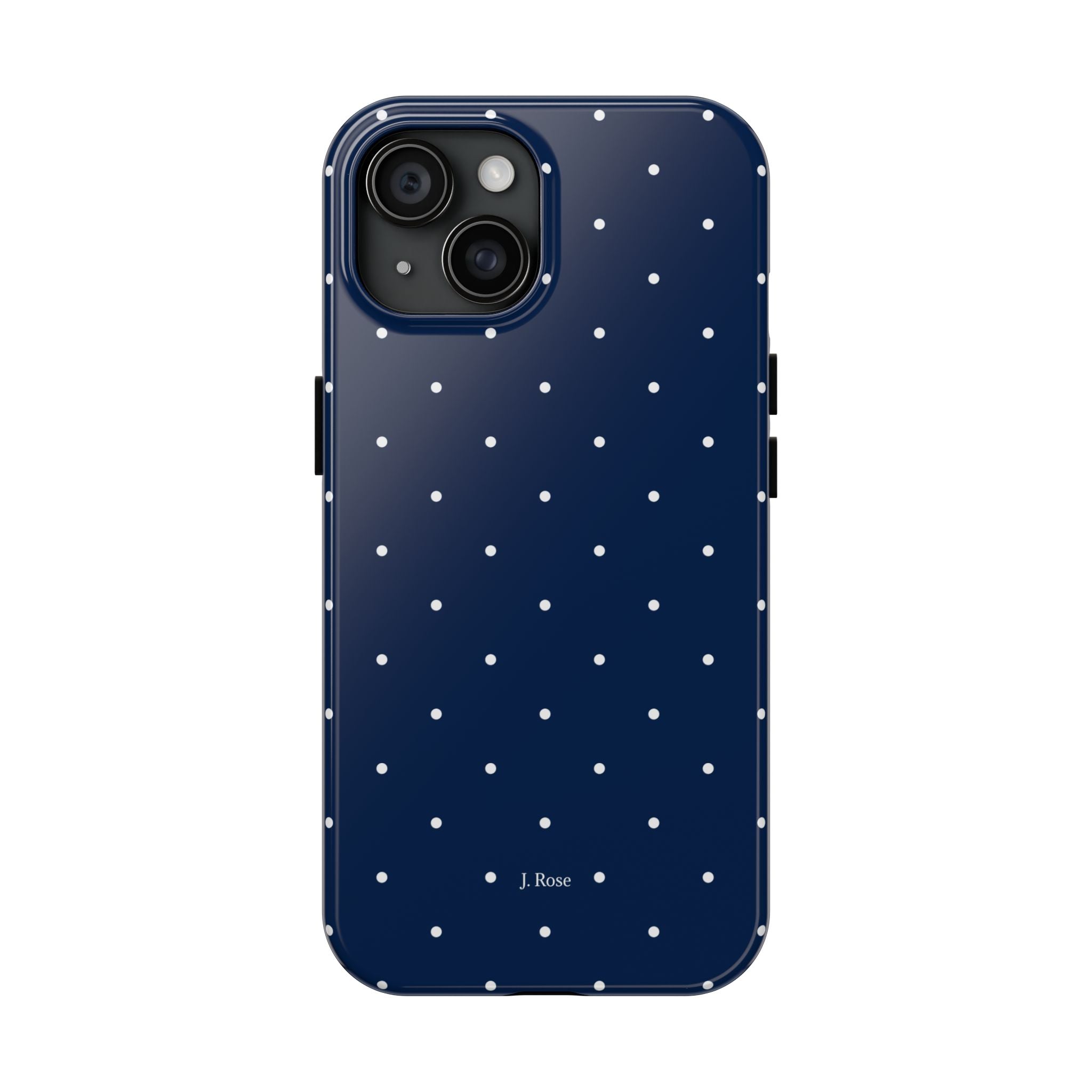 NAVY POLKA DOT