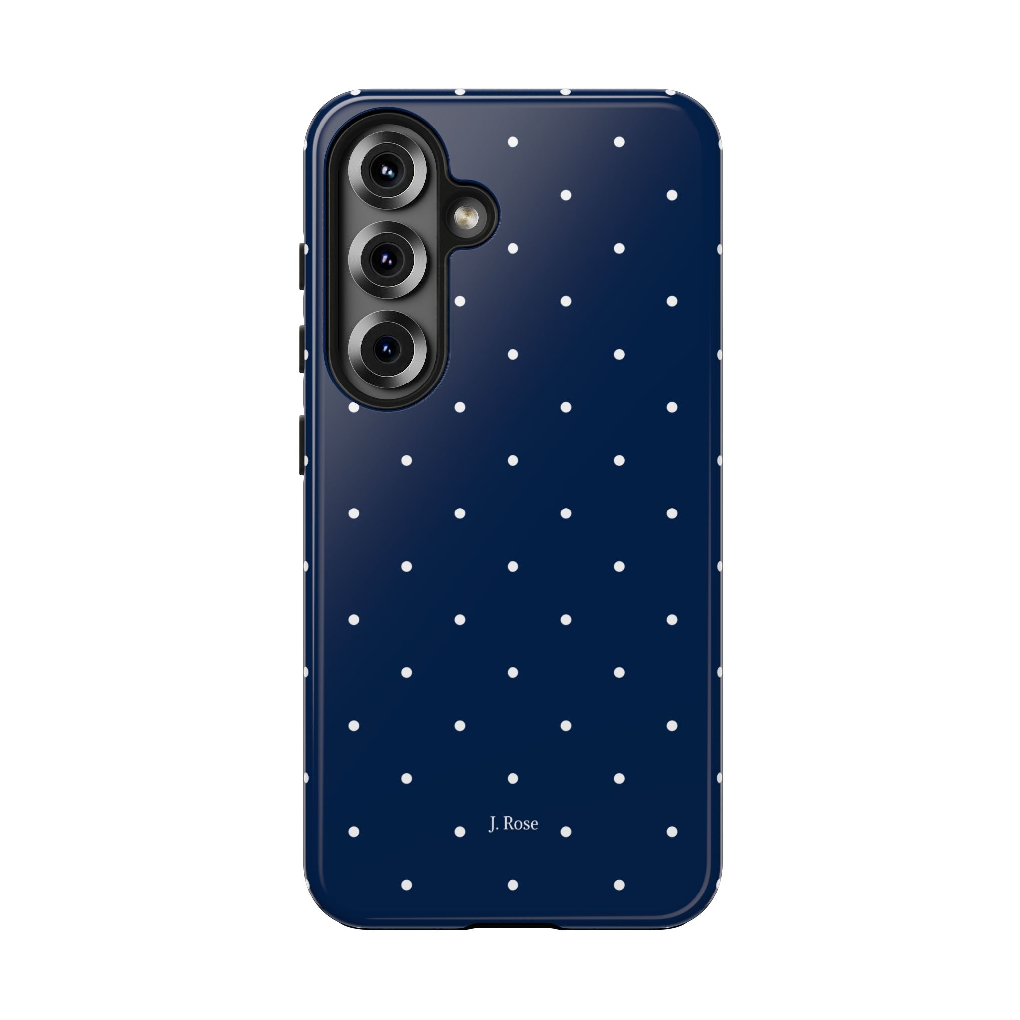 NAVY POLKA DOT