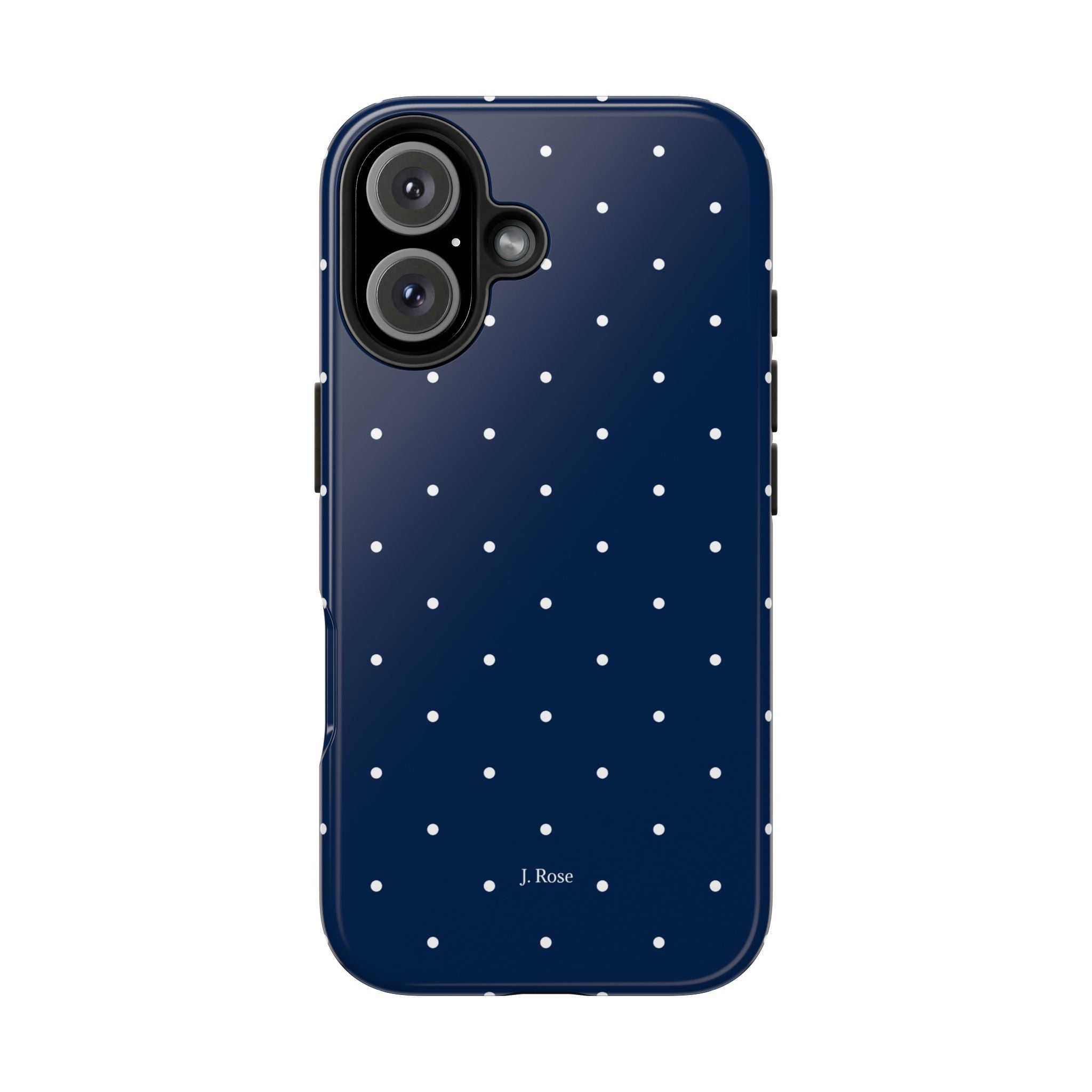 NAVY POLKA DOT