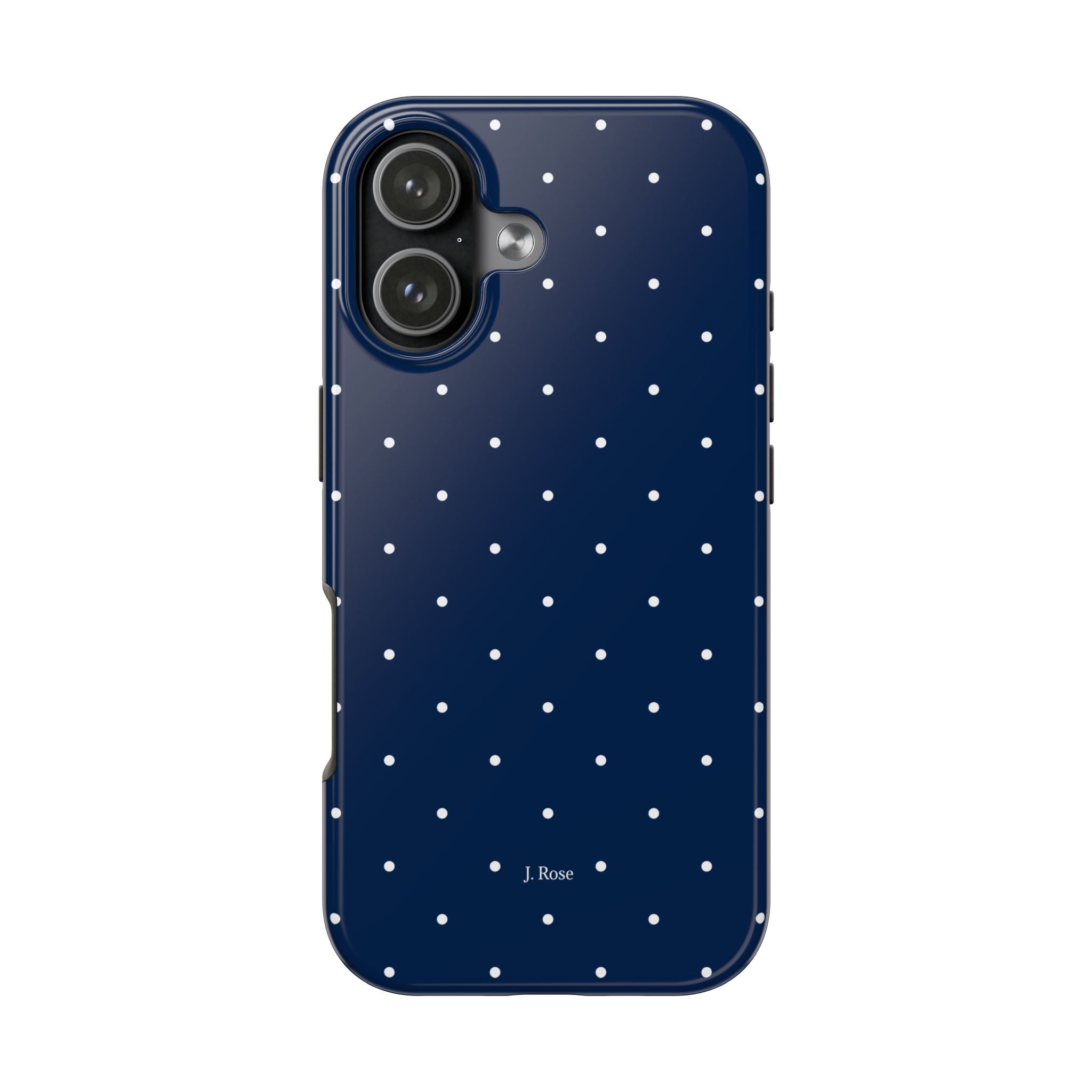 NAVY POLKA DOT