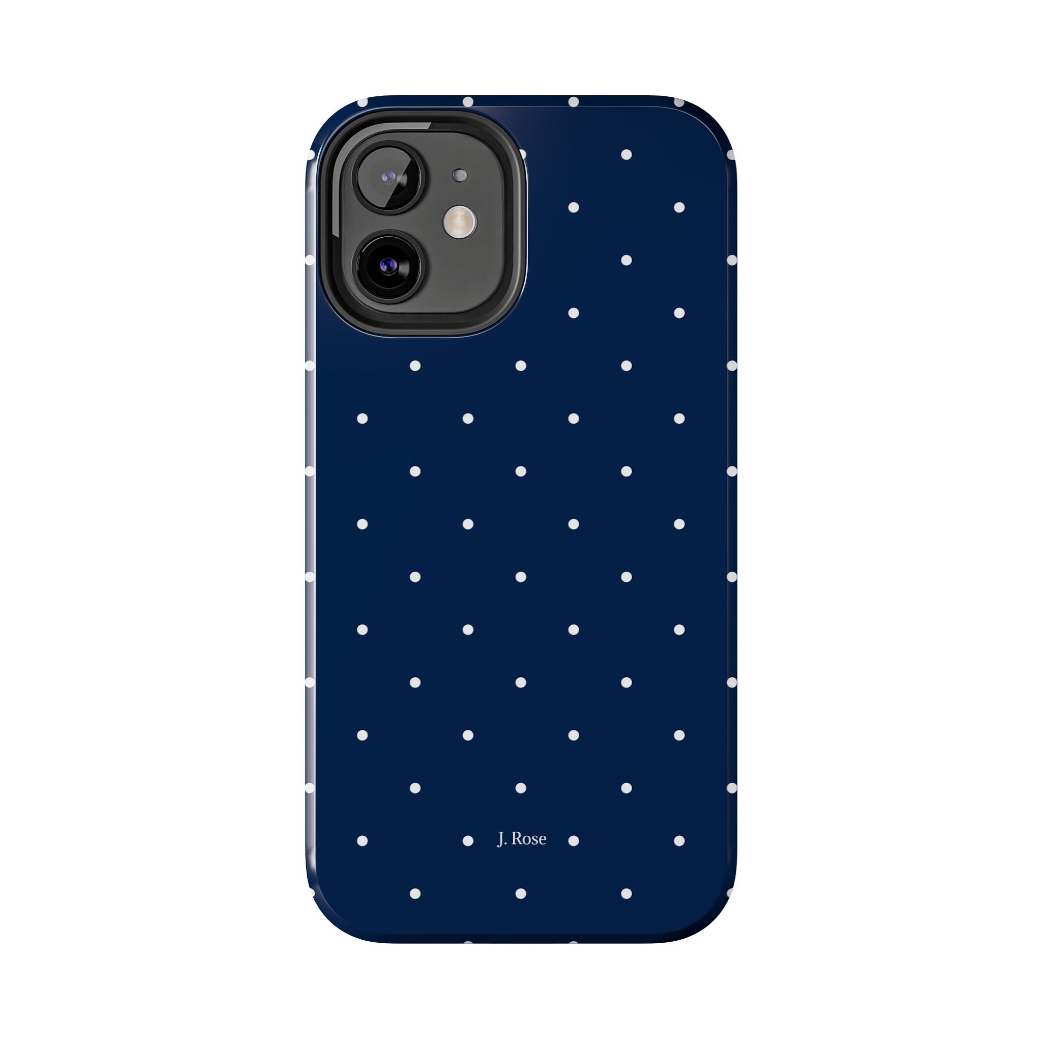 NAVY POLKA DOT