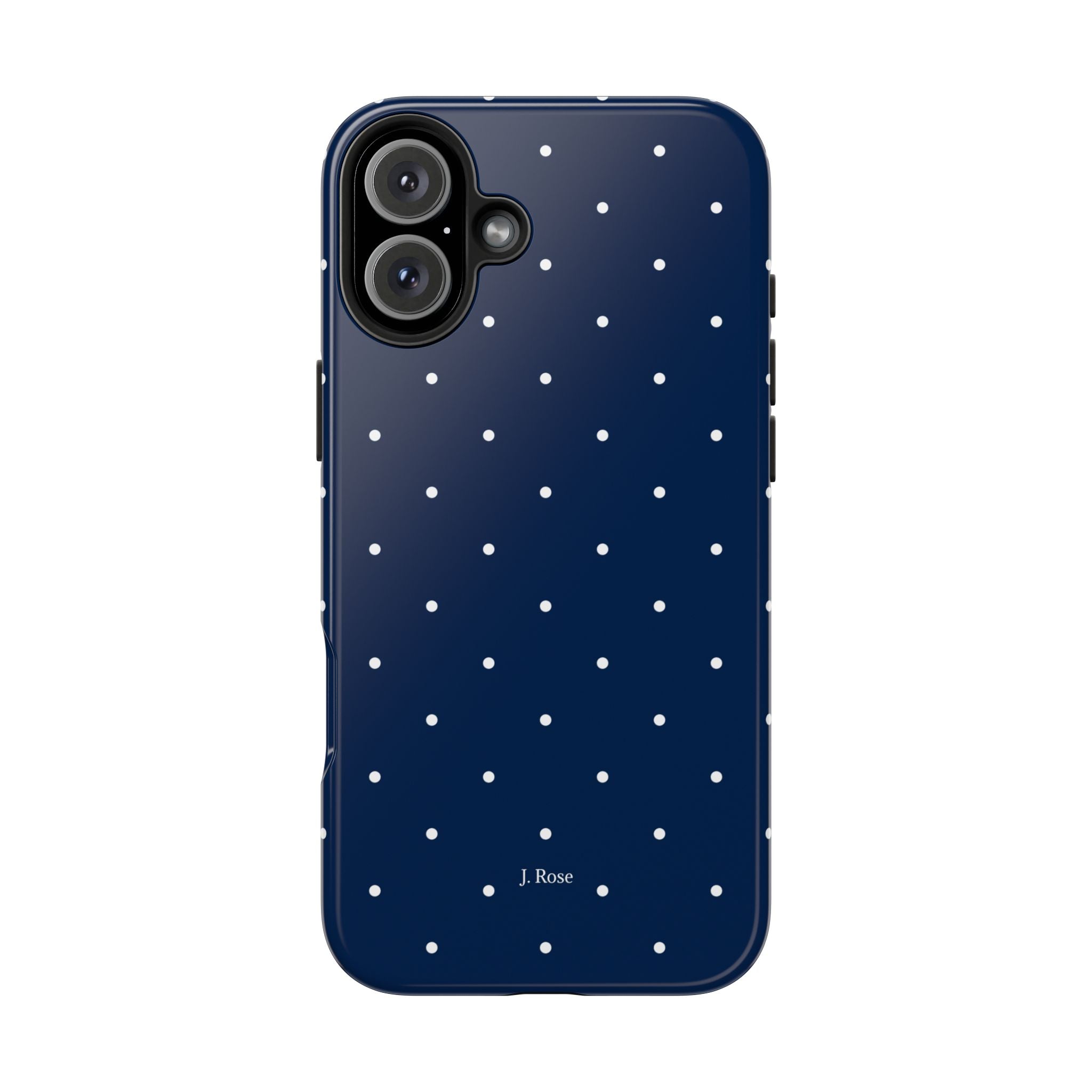 NAVY POLKA DOT