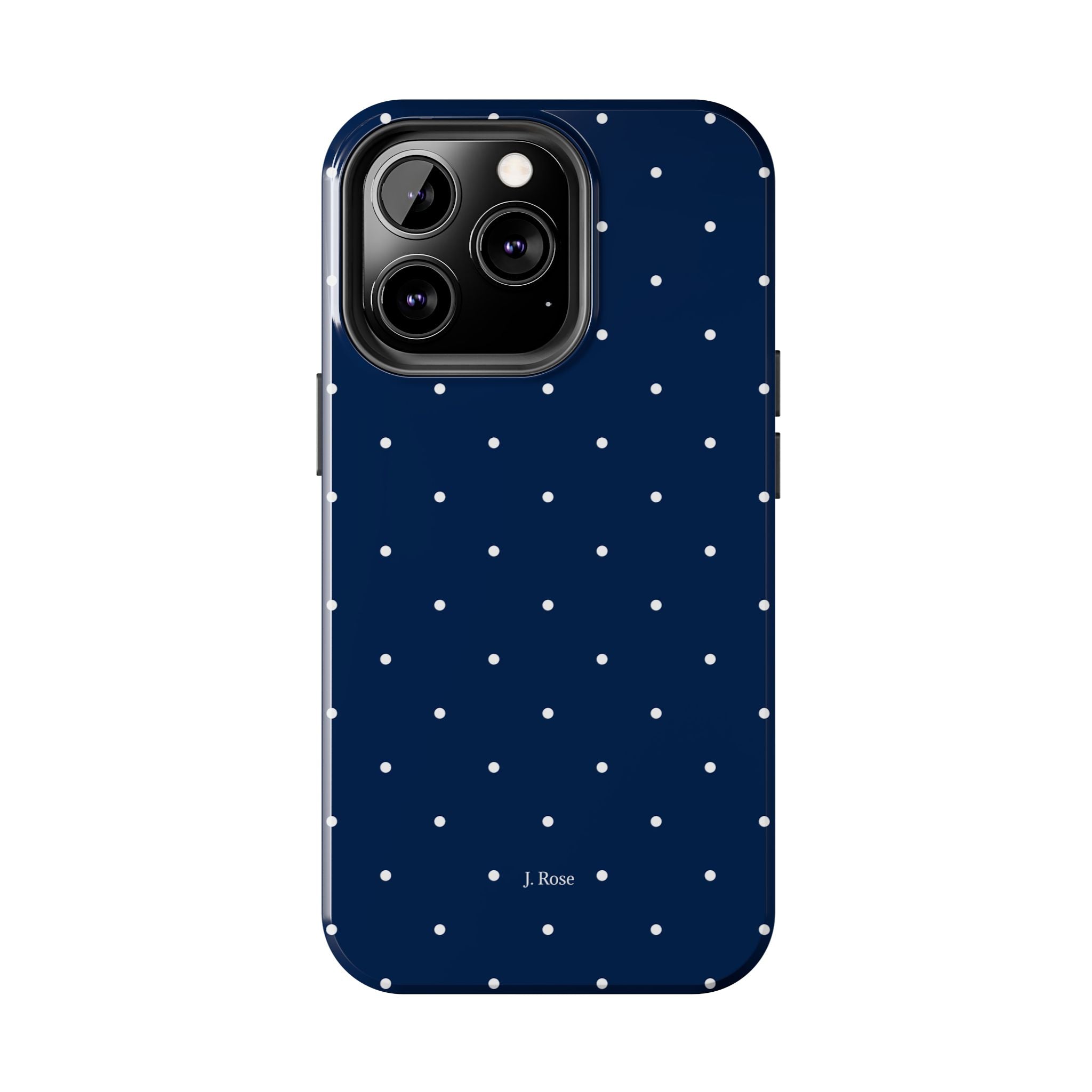NAVY POLKA DOT