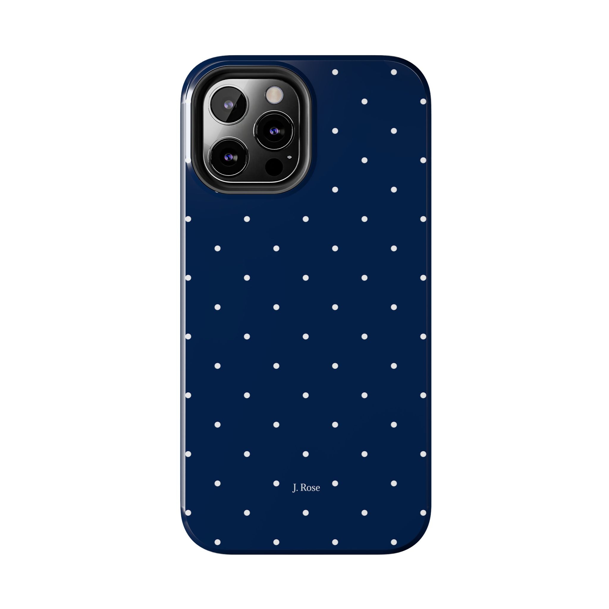 NAVY POLKA DOT