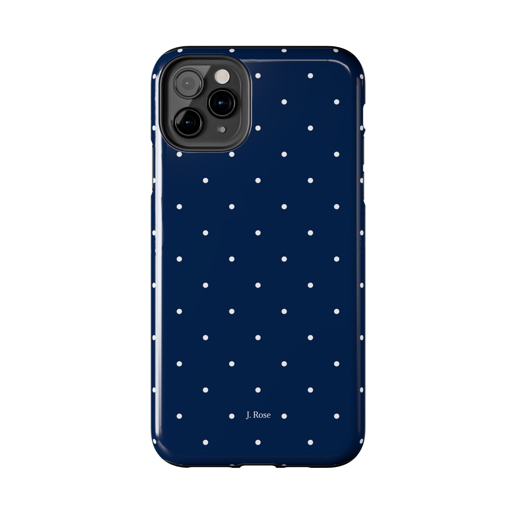 NAVY POLKA DOT