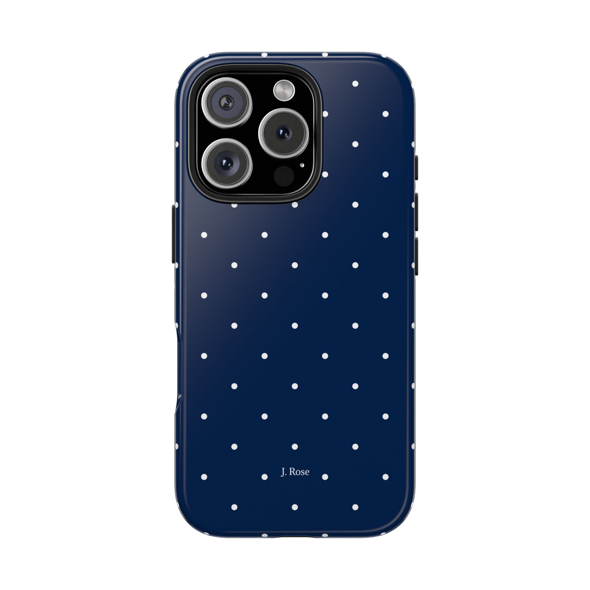 NAVY POLKA DOT