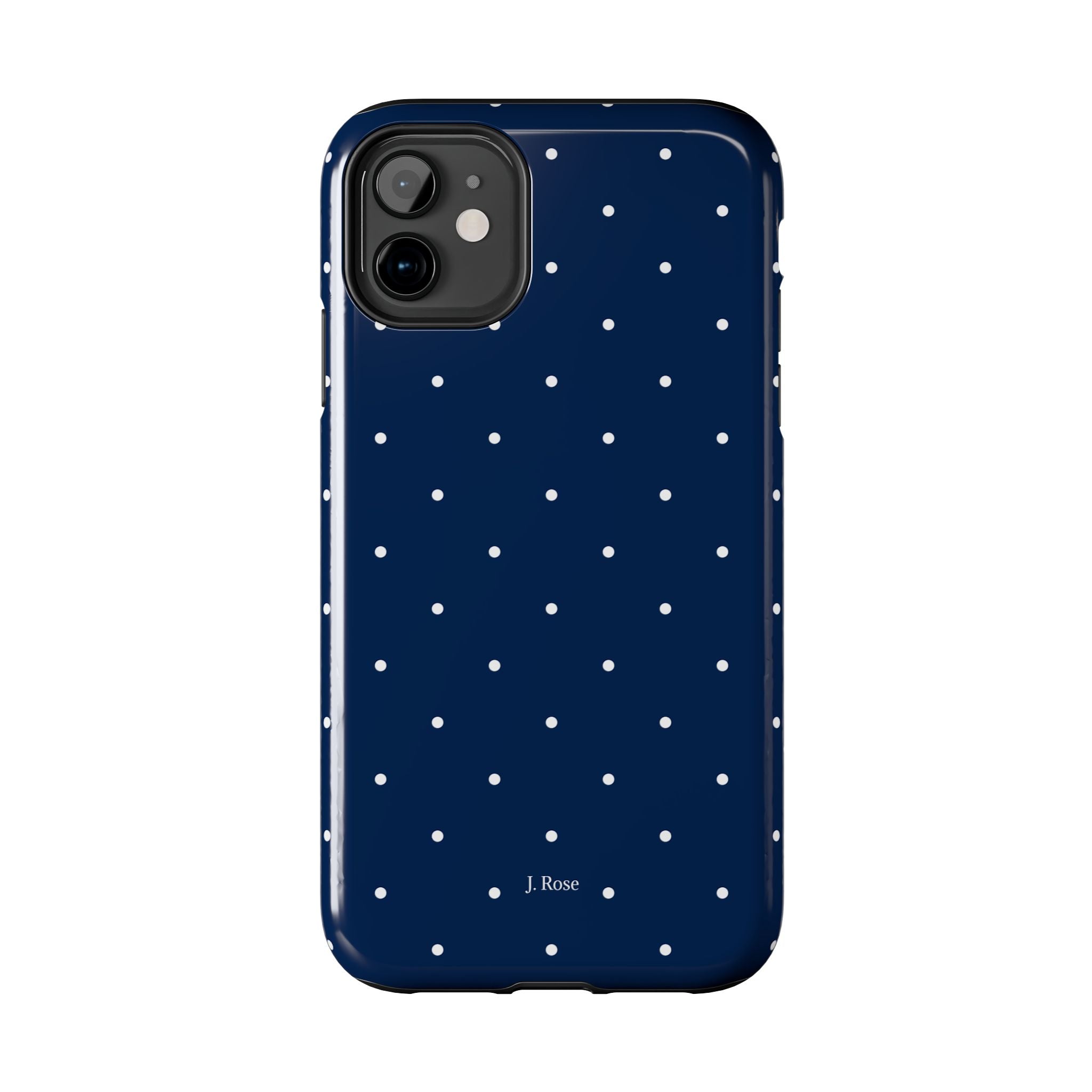 NAVY POLKA DOT
