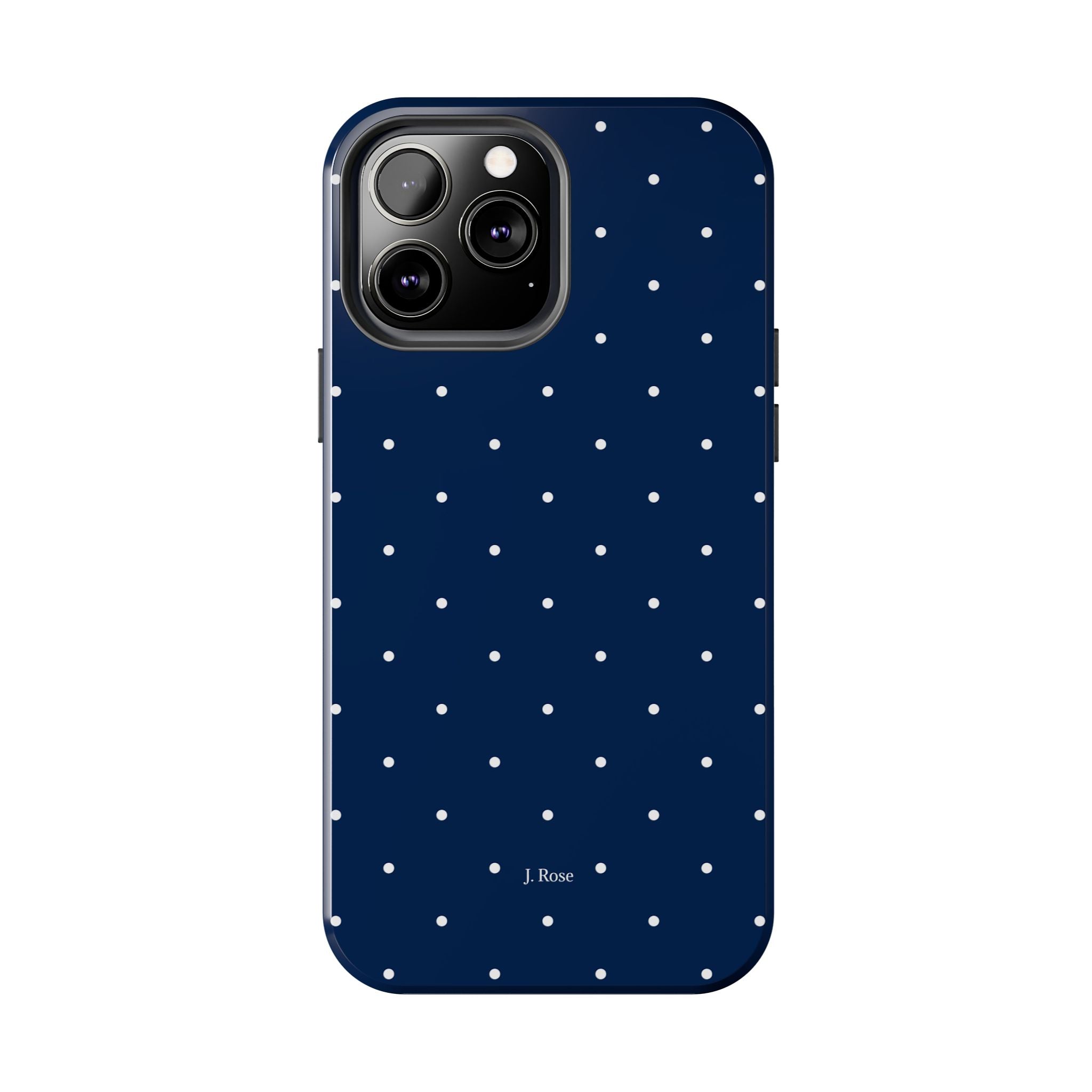 NAVY POLKA DOT