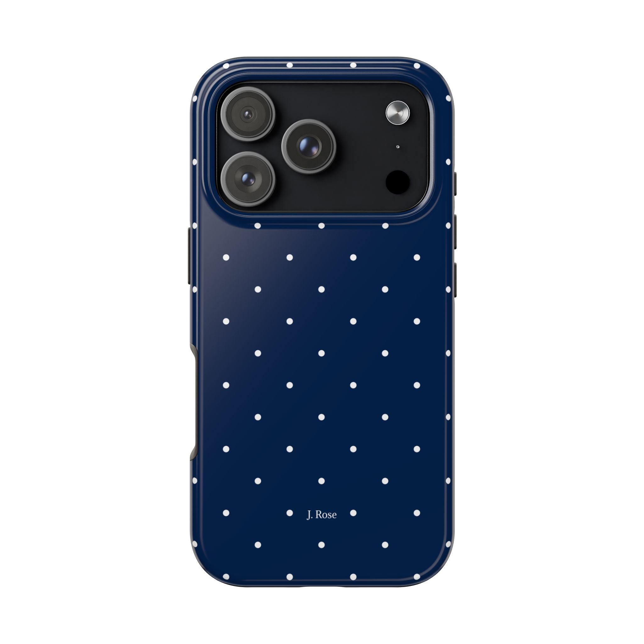 NAVY POLKA DOT