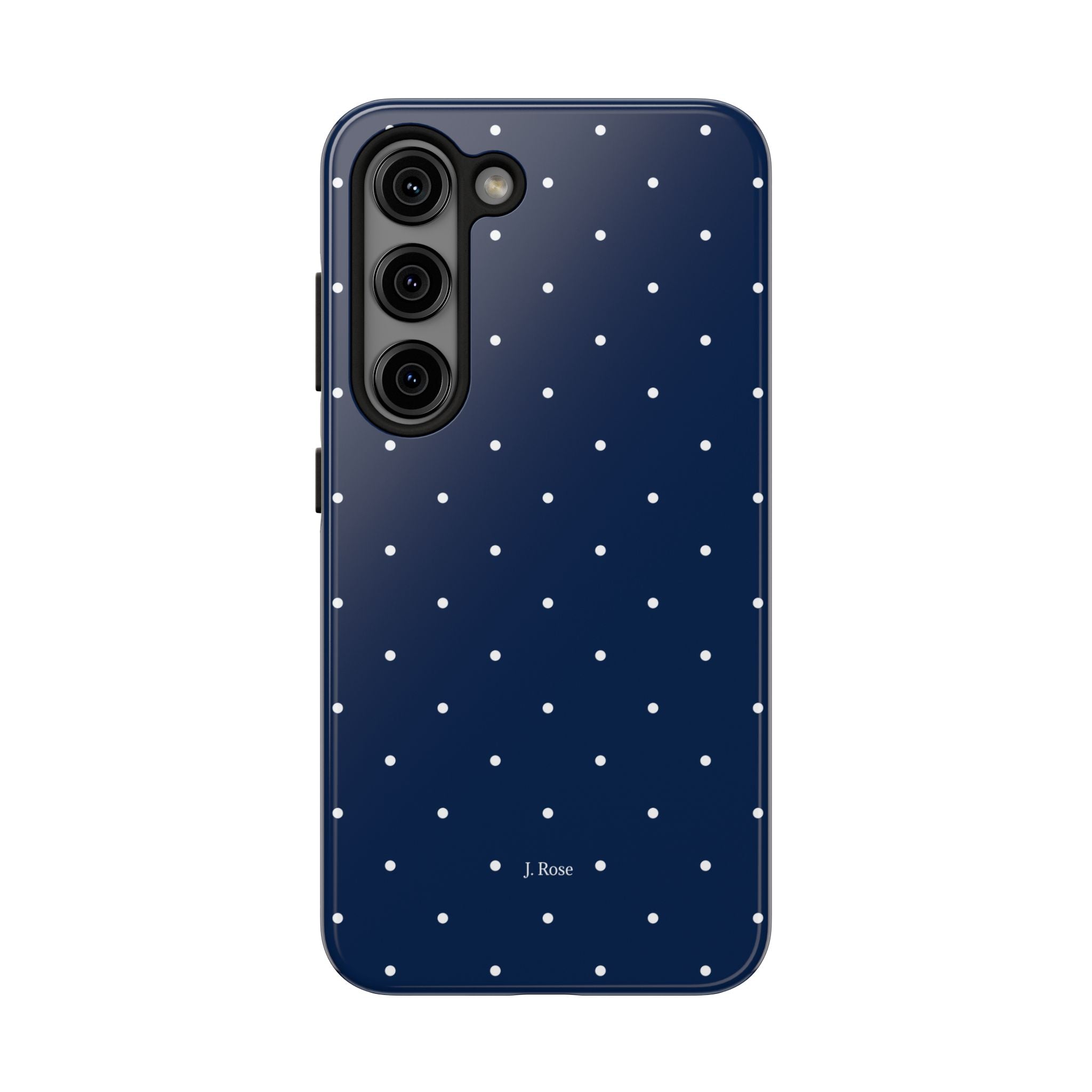 NAVY POLKA DOT